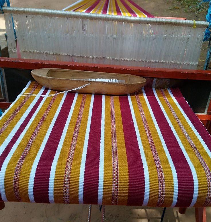 Aso-ofi loom close up